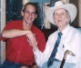 Lou & Bill Monroe armwrestling over the dobro's place in bluegrass music